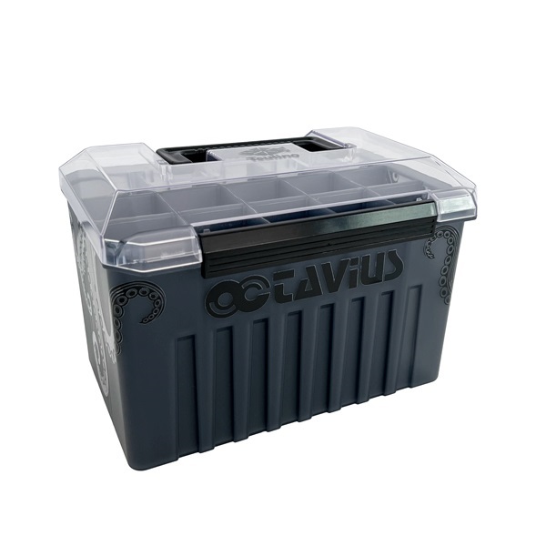 タフエギボックス-OCTAVIUS-【タコエギ用】(スモークカラー)